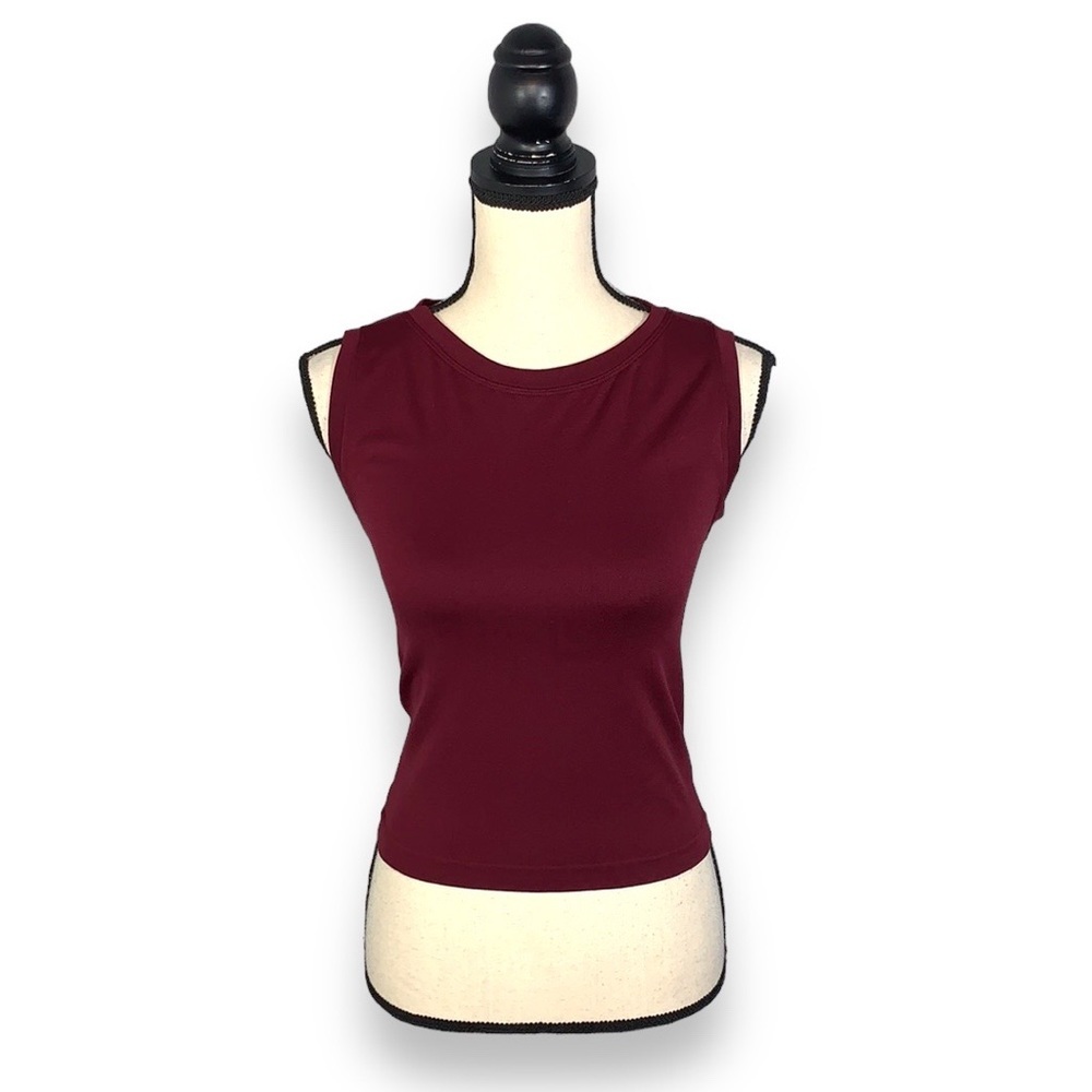 Zenana Outfitters Maroon Sleeveless Tank Top Size L/XL